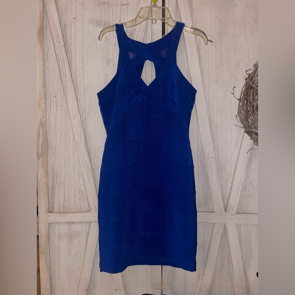 Emerald Sundae Royal Blue Dress